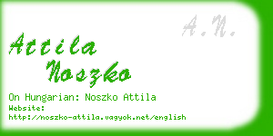 attila noszko business card